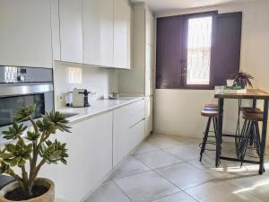 Kuchyň nebo kuchyňský kout v ubytování Triana Procurador con Terraza Privada