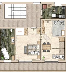 Planimetria di das MARX - Gasthof Marx - Apartments