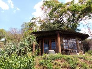 uma pequena casa no topo de uma colina em Bushwhacked Barberton em Barberton