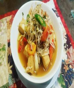 宾馆内部或周边提供的食物