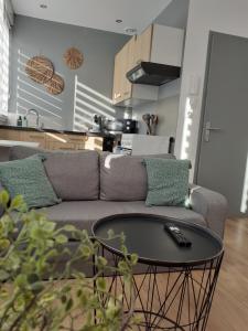 Kuchyň nebo kuchyňský kout v ubytování KALEE APPARTEMENT T2