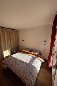 Postel nebo postele na pokoji v ubytování Superbe appartement au centre ville de Nancy