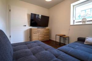 TV/trung tâm giải trí tại Ferienhaus SAUERLAND am Diemelsee- Heringhausen Sonnenweg 7