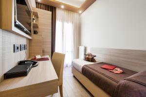 TV a/nebo společenská místnost v ubytování Hotel Trapani In