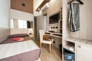 Postel nebo postele na pokoji v ubytování Hotel Trapani In