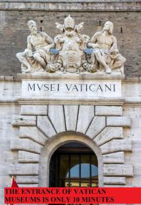La entrada al museo de los Museos Vaticanos está a solo unos minutos. en House in Vatican 2, en Roma