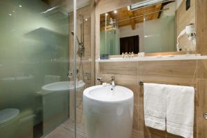 Koupelna v ubytování Hotel Trapani In
