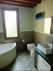 Koupelna v ubytování Casa Gelsomino