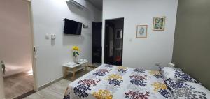 Letto o letti in una camera di Como en casa