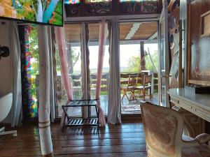 A seating area at Mare Maravella Costa Brava Nature