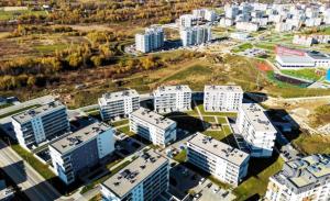 Výhľad na mesto Rzeszów alebo výhľad na mesto priamo z apartmánu