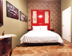 Posteľ alebo postele v izbe v ubytovaní Metropolis Budapest Boutique Hotel