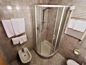 Kúpeľňa v ubytovaní Hotel la Plaza