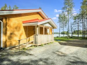 Bygningen som feriehuset ligger i