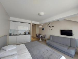 Televízia a/alebo spoločenská miestnosť v ubytovaní Apartament Sienna Czarna Góra STUBAI 29