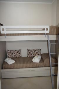 Een bed of bedden in een kamer bij B&B Residenza Borbonica