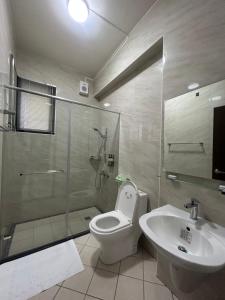 Koupelna v ubytování Sunshine Fonda Homestay