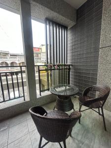 Balkón nebo terasa v ubytování Sunshine Fonda Homestay