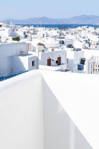 Výhľad na mesto Mykonos (mesto) alebo výhľad na mesto priamo z apartmánu
