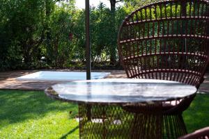 A garden outside Atena Dolce Vita