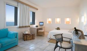 Χώρος καθιστικού στο Hotel Flamingo