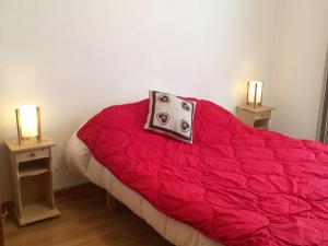 Ein Bett oder Betten in einem Zimmer der Unterkunft Appartement Villard-de-Lans, 2 pièces, 5 personnes - FR-1-515-89