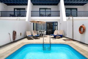 The swimming pool at or close to Malvasia 22