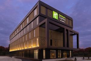 a rendering of the front of a building at Holiday Inn Express & Suites - Deventer, an IHG Hotel in Deventer