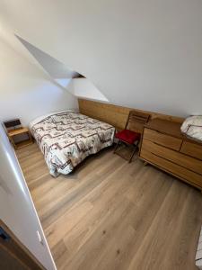 Posteľ alebo postele v izbe v ubytovaní Duplex 12p St Sorlin D'arves résidence Odalys