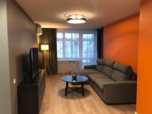 Χώρος καθιστικού στο V3 MONIUSZKI 14B - 75m2 - ŚCISŁE CENTRUM
