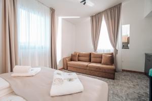 Krevet ili kreveti u jedinici u objektu Hotel Forest