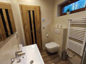 Koupelna v ubytování Glamping Vyhlídka
