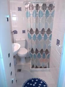 A bathroom at Hippocampus Beach House