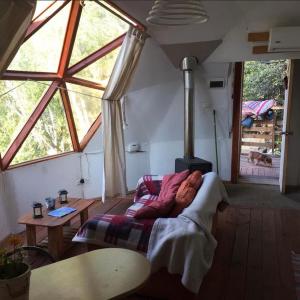 Posezení v ubytování Cabaña El Ingenio