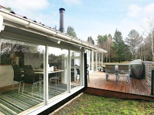 Balkón nebo terasa v ubytování Holiday home Jerup XLVIII