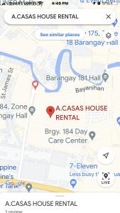 a map of the asgas house rental at THE MANSION - 2 PAX SOLO BUDGET Room near AIRPORT TERMINAL in Manila