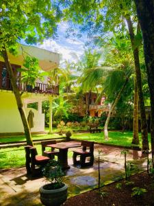 Jardín al aire libre en Manel Villa