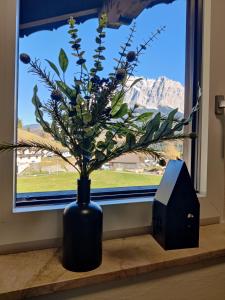 A general mountain view or a mountain view taken from a hosteleket