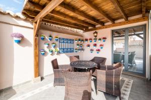 Posezení v ubytování Hostel Carlota Braun