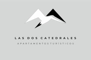 een zwart-wit logo voor de hondenvanger bij LAS DOS CATEDRALES 1 in Plasencia