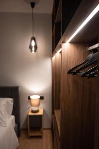 A bed or beds in a room at #G32 Luxury residence in the centre of Volos