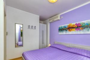 Postel nebo postele na pokoji v ubytování Haus Diana