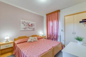 Postel nebo postele na pokoji v ubytování Haus Diana