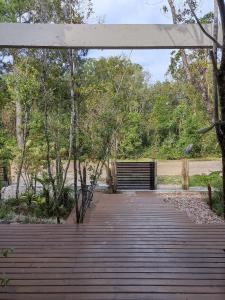 Zahrada ubytování Casa Aracuã