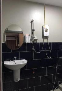 Koupelna v ubytování Chato Hostel