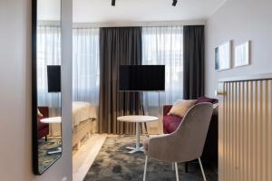 TV a/nebo společenská místnost v ubytování Elite Plaza Örnsköldsvik