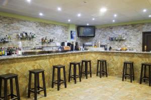 Ο χώρος του lounge ή του μπαρ στο Hotel Restaurante Sostenible La Laguna