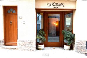 The facade or entrance of Il Castello