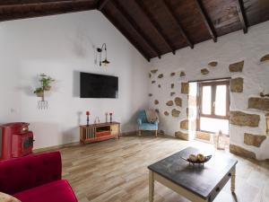 TV a/nebo společenská místnost v ubytování Viviendas vacacionales San Mateo