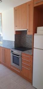 Kuchyň nebo kuchyňský kout v ubytování Apartamento Residencial Deltamar